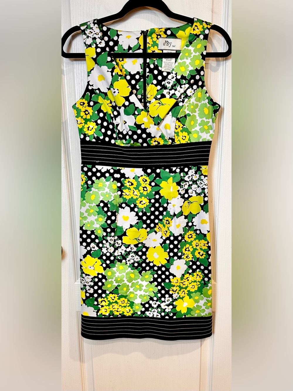 NWOT *VINTAGE* DBY LTD Floral Dress (Stretchy!)